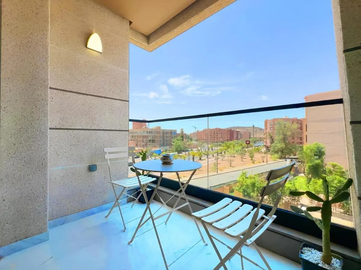 马拉喀什Appt De Luxe Avec Terrasse,Piscinepartagee & Wifi公寓 公寓